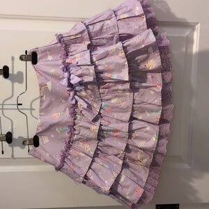 RARE angelic pretty Milky planet Lavender ruffle skirt